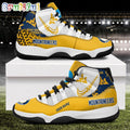 NCAA West Virginia Mountaineers Sport Logo Team Personalized Air Jordan 11 Shoes