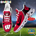 NCAA Wisconsin Badgers New Season Design Max Soul Shoes Sport Sneaker