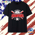 Nebraska Cornhuskers 2024 - 2025 Back 2 Back Big Ten Baseball Champions T Shirt