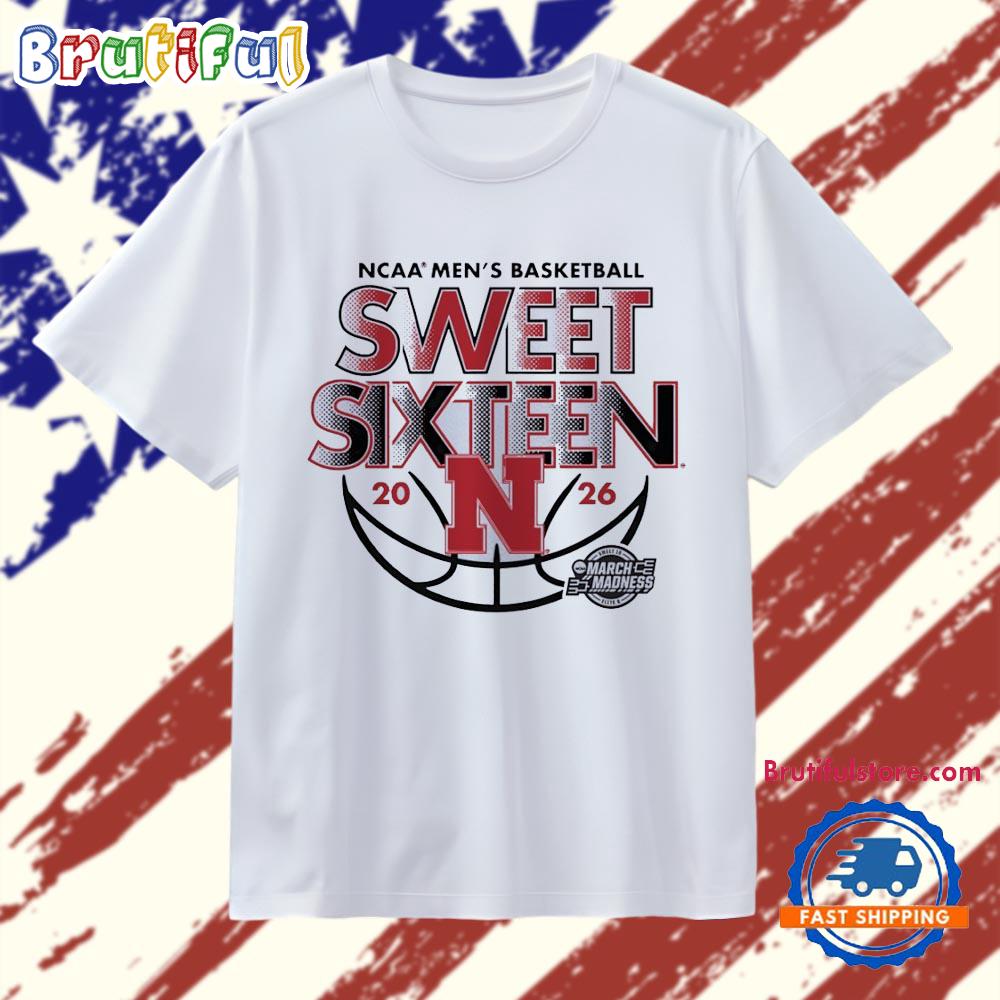 Nebraska Cornhuskers NCAA March Madness Sweet Sixteen 2026 Basketball Team T Shirt