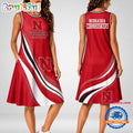 Nebraska Cornhuskers NCAA Team Pride Women’s Sleeveless Dress