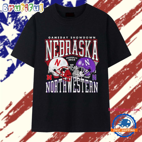 Nebraska Cornhuskers vs Northwestern Wildcats gameday showdown 2025 T Shirt