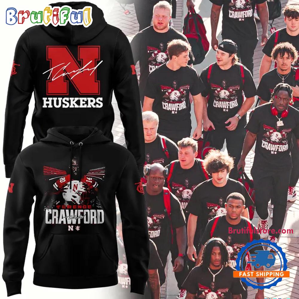 Nebraska Huskers Terence Crawford 2025 Graphic Hoodie T-Shirt