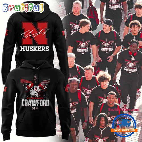 Nebraska Huskers Terence Crawford 2025 Graphic Hoodie T-Shirt