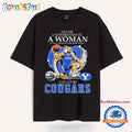 Never Underestimate A Nurse Who Understands Basketball And Loves BYU Cougars Mascot Diamond Heart T Shirt