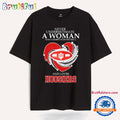 Never Underestimate A Woman Who Understands Football And Loves Indiana Hoosiers T Shirt