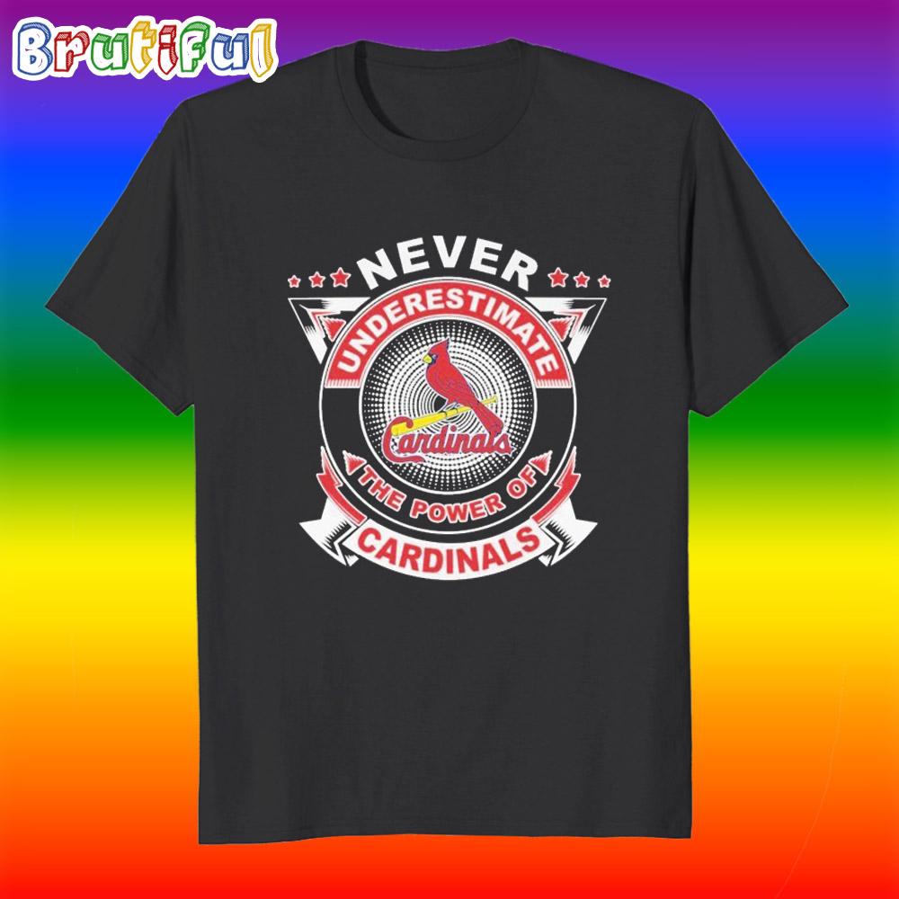 Never Underestimate The Power Of The St Louis Cardinals T Shirt