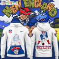 New England Patriots 2025 Throwback Logo Club Fleece Pullover Hoodie