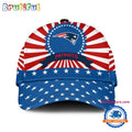 New England Patriots American Flag Pattern Independence Day Baseball Cap