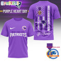 New England Patriots National Purple Heart Day Limited Edition 3D Shirt