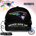 New England Patriots Never Give Up Fight Cancer In All Colors Classic Cap