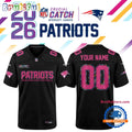 New England Patriots NFL Crucial Catch 2026 Black Limited Edition Football Jersey
