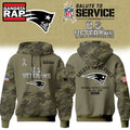 New England Patriots NFL US Veterans Salute To Service 2026 Hoodie Shirt, Football New Design Shirt