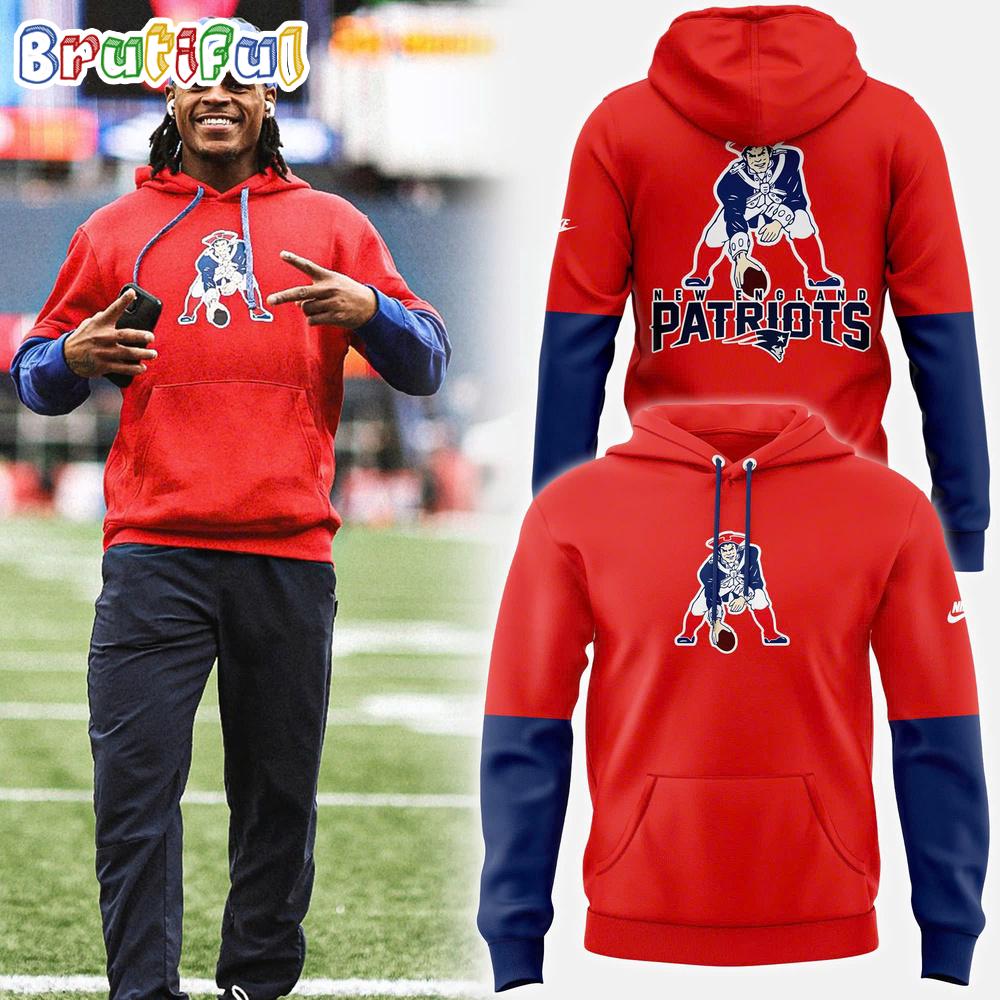 New England Patriots Throwback Rewind Club Hoodie T-Shirt