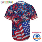 New England Patriots USA Flag Independence Day Baseball Jersey, Sport Team 4th of July Jersey