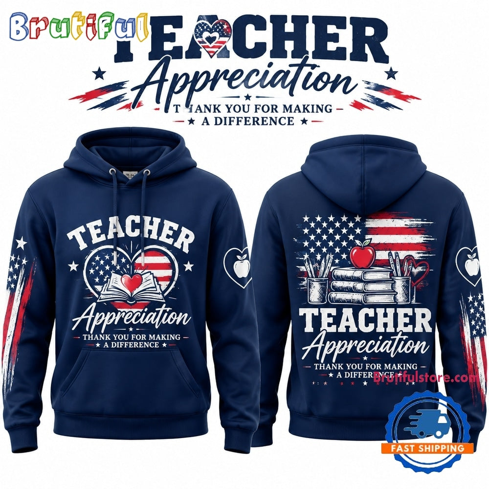 New England Patriots x Teacher Appreciation Night 2026 Hoodie