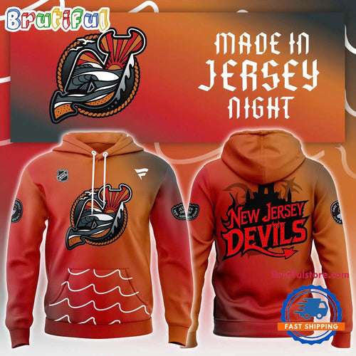 New Jersey Devils Made In Jersey 2025 Hoodie Shirt
