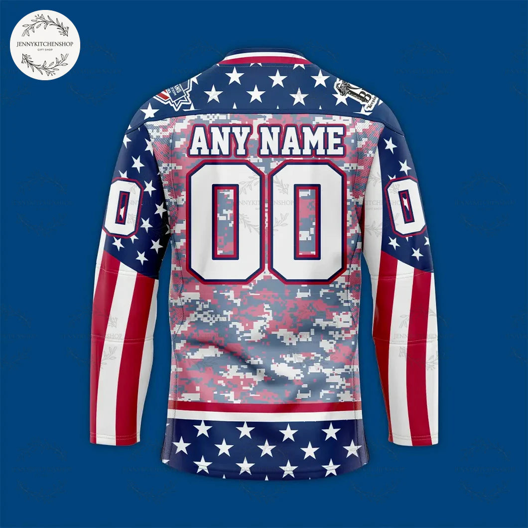 New Mexico Ice Wolves 2025 Veterans Appreciation Hockey Jersey