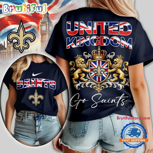 New Orleans Saints 2026 NFL United Kingdom Unisex 3D Shirt