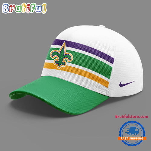 New Orleans Saints NFL 2025 Limited Mardi Gras 2025 Cap Hats