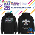 New Orleans Saints NFL Crucial Catch 2026 Limited Edition Black Hoodie Shirt