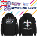 New Orleans Saints NFL Crucial Catch 2026 Limited Edition Black Hoodie Shirt, Football New Design Shirt