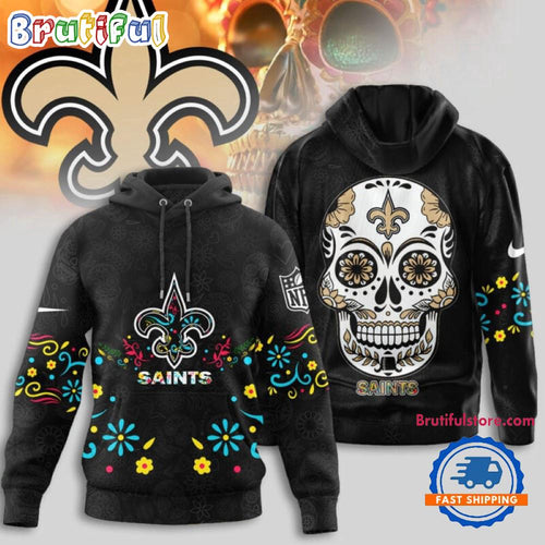 New Orleans Saints NFL Dia de los Muertos Limited Editions Hoodie Shirt