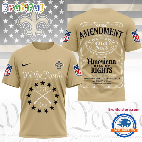 New Orleans Saints NFL Second Amendment Limited Edition 3D Shirt