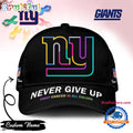 New York Giants Never Give Up Fight Cancer In All Colors Classic Cap