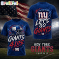 New York Giants NFL Fan For Life Limited Edition 3D Shirt