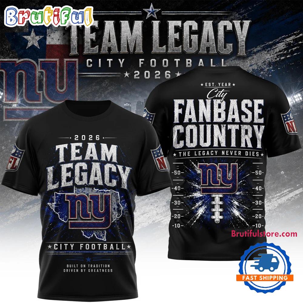New York Giants NFL Gridiron Dynasty Limited Edition 3D Shirt