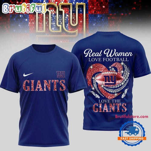 New York Giants NFL Real Women Love Football Limited Edition 3D Shirt
