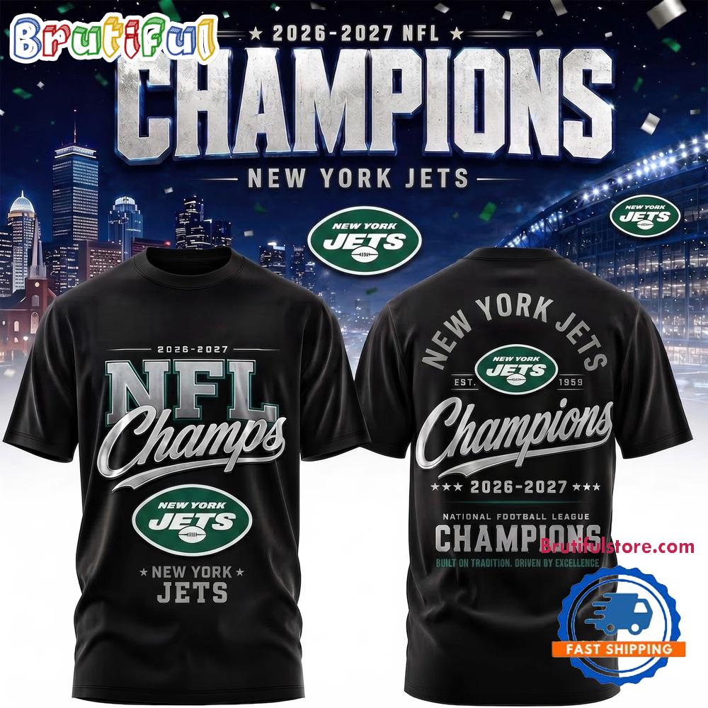 New York Jets 2026-2027 NFL Team Champions 3D Shirt