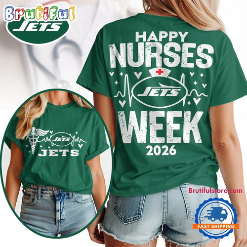 New York Jets NFL Nurse Week 2026 All Over Print Unisex T Shirt