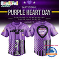 New York Jets Purple Heart Day Limited Edition Baseball Jersey
