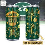 New York Jets x Christmas Can Shaped Tumbler