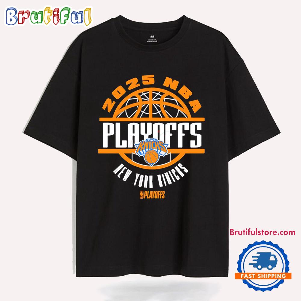 New York Knicks 2025 Playoffs NBA Game Time T Shirt