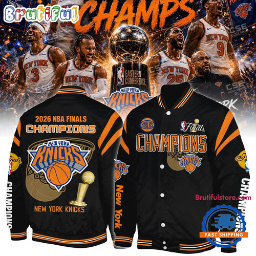 New York Knicks 2026 NBA Finals Champions Limited Edition Bomber Jacket
