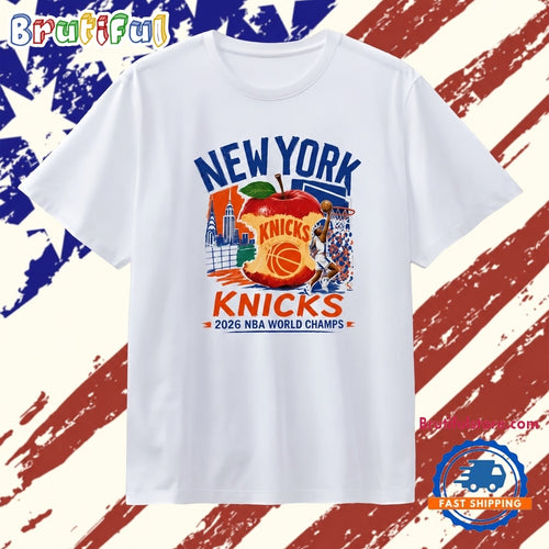 New York Knicks 2026 NBA World Champs Basketball T Shirt