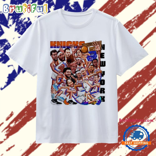 New York Knicks 2026 Team Caricature T Shirt