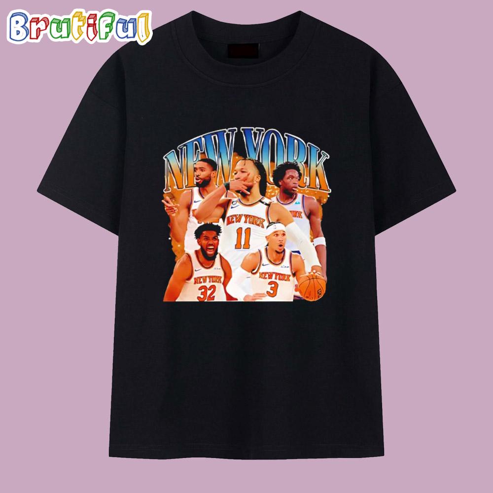 New York Knicks Basketball All Team Collage T Shirt