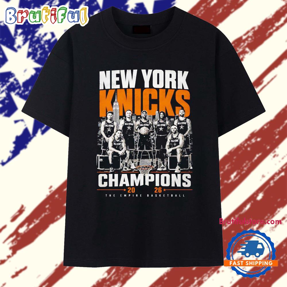 New York Knicks champions 2026 all star team T Shirt