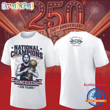 New York Knicks Jalen Brunson x 250th Anniversary National Champions T Shirt