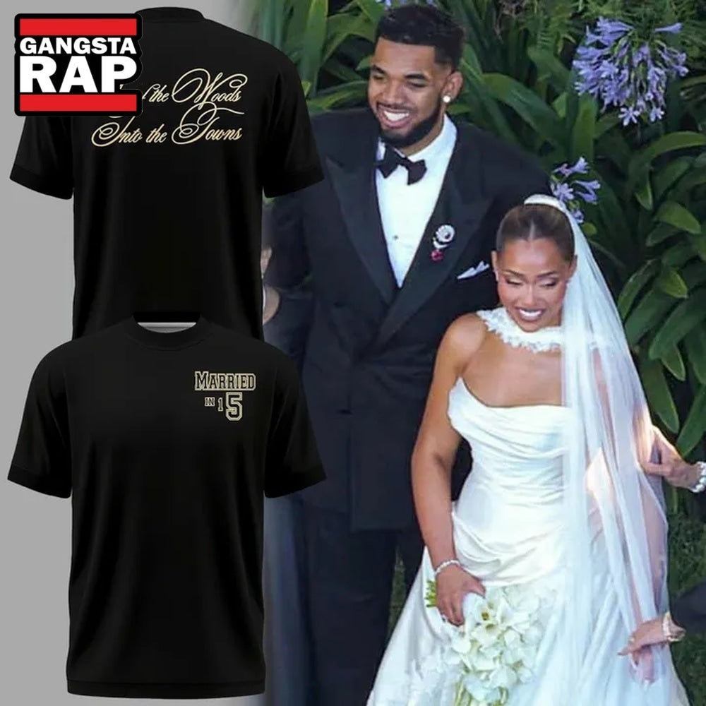 New York Knicks Jordyn and KAT’S wedding Out of the Woods, Into the Towns Hoodie T-Shirt