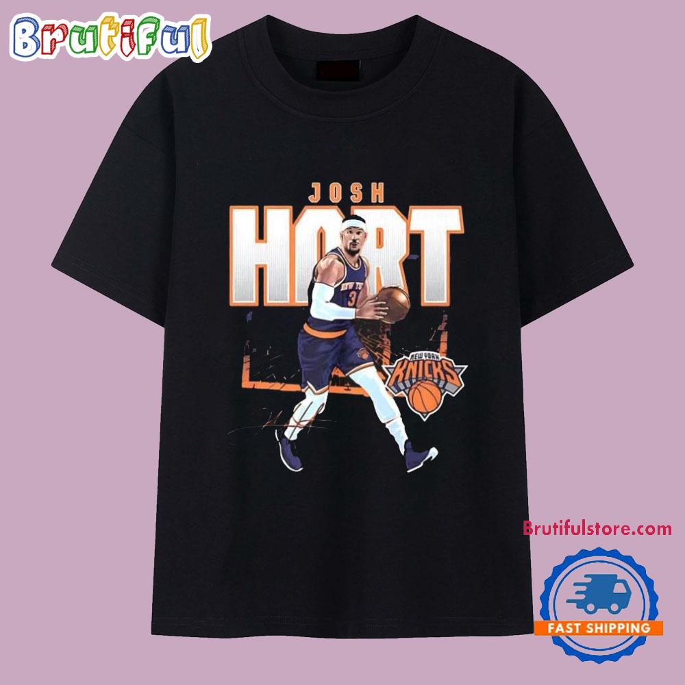 New York Knicks Josh Hart Smashed Backboard Signature T Shirt