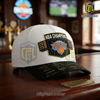 New York Knicks NBA Champions 2025 2026 Dual Year Signature Cap