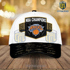 New York Knicks NBA Champions 2025 2026 Dual Year Signature Cap