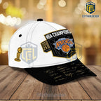 New York Knicks NBA Champions 2025 2026 Dual Year Signature Cap