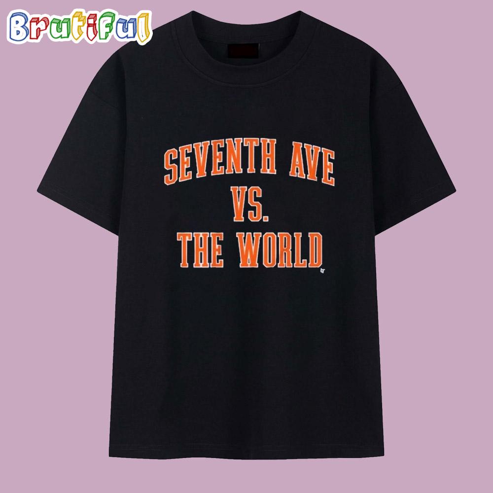 New York Knicks Seventh Ave Vs. The World T Shirt