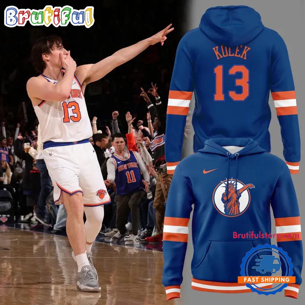 New York Knicks Tyler Kolek Statue of Liber3 Limited Edition Hoodie T-Shirt